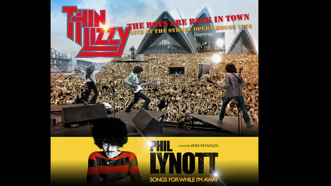PHIL LYNOTT - Songs For While I’m Away + THIN LIZZY - The Boys Are Back In Town Live At The Sydney Opera House October 1978 Multi-Format Release Available In June