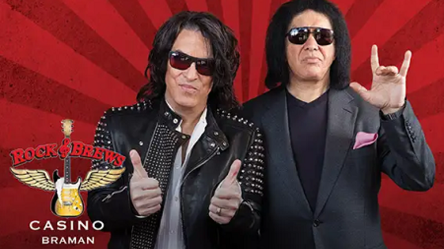 KISS - PAUL STANLEY And GENE SIMMONS To Attend Grand Opening Of Rock & Brews Casino In Braman, Oklahoma Tomorrow