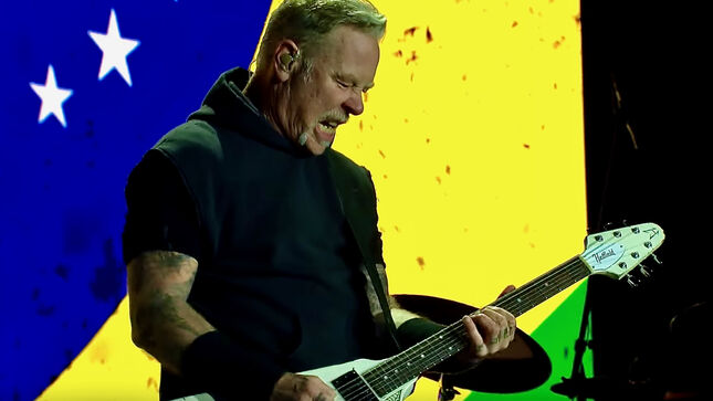 METALLICA Performs "Blackened" In Porto Alegre, Brazil; Official Live Video Posted