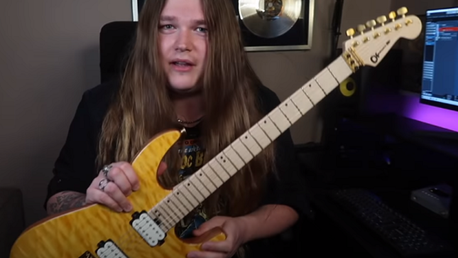 SABATON Guitarist TOMMY JOHANNSON Shares Charvel Dark Amber Unboxing Video