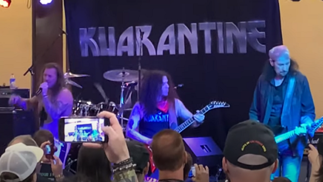 KUARANTINE Featuring FOZZY's CHRIS JERICHO, Guitarist BRUCE KULICK, And TRIXTER's PJ FARLEY Cover KISS Classic "Heart Of Chrome" At Creatures Fest 2022 (Video)