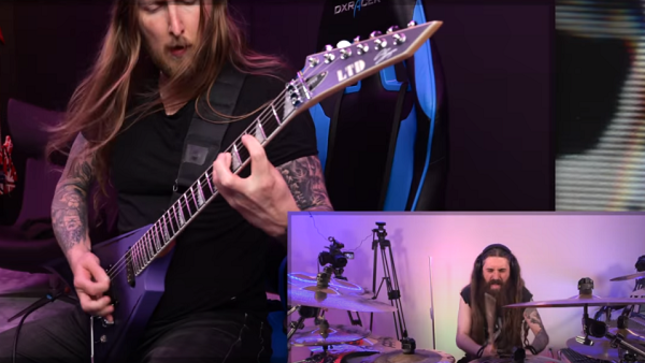 THE HAUNTED Guitarist OLA UNGLUND Teams Up With DECREPIT BIRTH Drummer SAMUS PAULICELLI For Cover Of CHILDREN OF BODOM's 