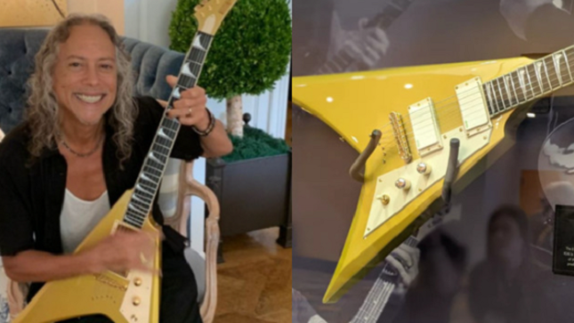 METALLICA - New Signature KIRK HAMMETT ESP-V To Be Released Next Year; Three Finishes Unveiled