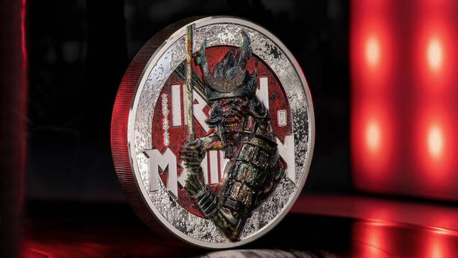 IRON MAIDEN - Second Coin In Series Features Eddie As Samurai; Video Trailer