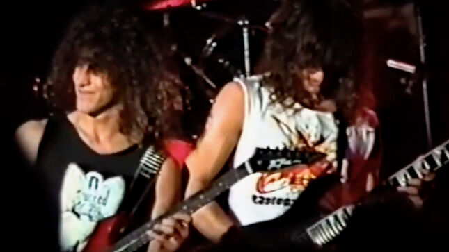 SACRED OATH - Rare ROB THORNE / GLEN CRUCIANI Guitar Duet Video From 1987 Discovered In The Vault