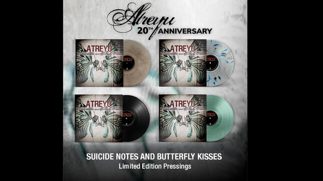 ATREYU Announce 20th Anniversary Vinyl Reissue Of Debut Album, Suicide Notes And Butterfly Kisses