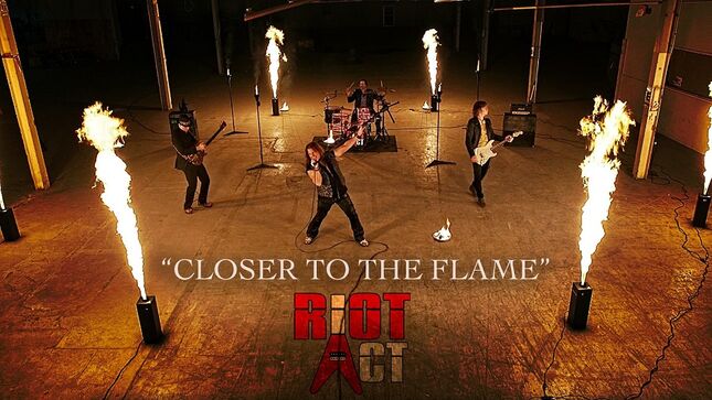 RIOT ACT Feat. Former RIOT Guitarist RICK VENTURA Bring The Heat With “Closer To The Flame” Music Video 