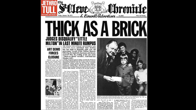 JETHRO TULL - Thick As A Brick 50th Anniversary Edition To Arrive In July; Unboxing Video