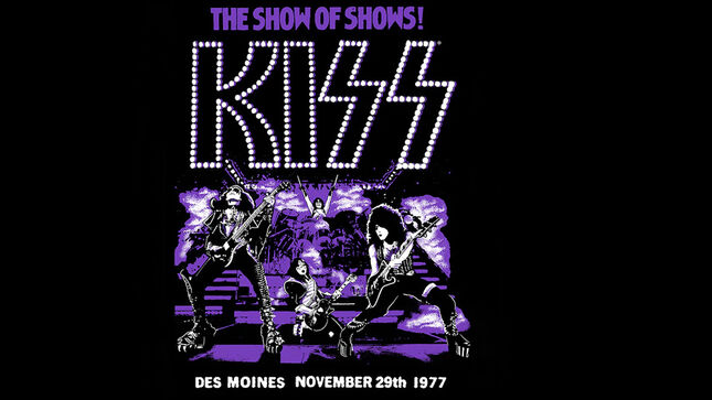 KISS - Off The Soundboard: Live In Des Moines 1977 Due In September