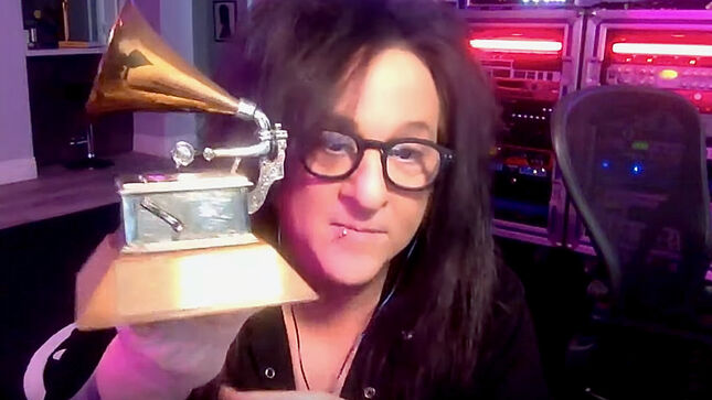 BILLY IDOL Guitarist STEVE STEVENS Shows Off His Grammy For Making The Top Gun Theme; New Rock & Tell Episode Streaming
