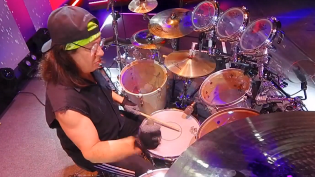 DREAM THEATER Drummer MIKE MANGINI Shares Live "Bridges In The Sky" Performance Mixed With Original Album Recording (Video)