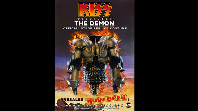 KISS - Limited Edition Destroyer "The Demon" Official Stage Costume Replica Available For Pre-Order Now