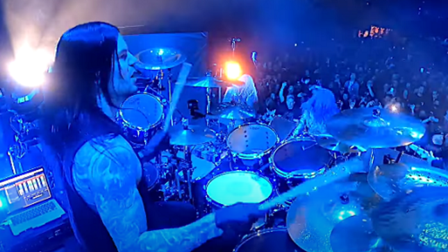 ARCH ENEMY Drummer DANIEL ERLANDSSON Posts Live Playthrough Video Of "House Of Mirrors"