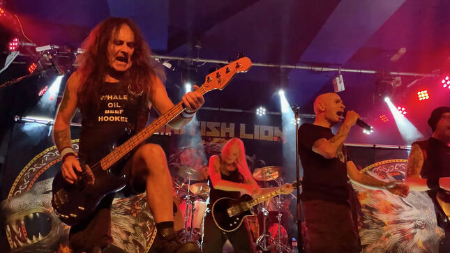 Steve Harris' BRITISH LION Thank Fans For Incredible Summer Tour - "We've Had A Brilliant Time On The Road" (Recap Video)