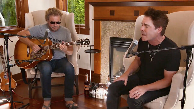 SAMMY HAGAR Performs "Drops Of Jupiter" With TRAIN's PAT MONAHAN; Video