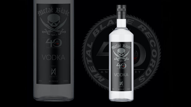 Metal Blade Records 40th Anniversary Vodka Now Available