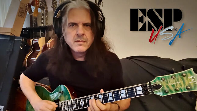 TESTAMENT Guitarist ALEX SKOLNICK Unboxes His New ESP USA Eclipse; Video