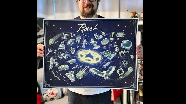 RUSH - Extremely Limited Constellation Map Lithograph Available Now