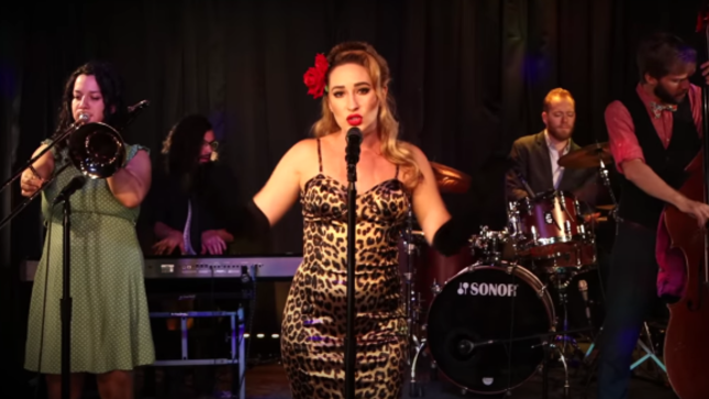AC/DC Classic "Shoot To Thrill" Gets '60s Treatment By POSTMODERN JUKEBOX Vocalist ROBYN ADELE ANDERSON; One Take Live Video Streaming