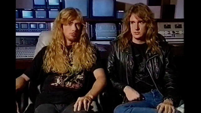 MEGADETH And The Birth Of The Rust In Peace Lineup; Rare Video Interview With DAVE MUSTAINE And DAVID ELLEFSON Surfaces