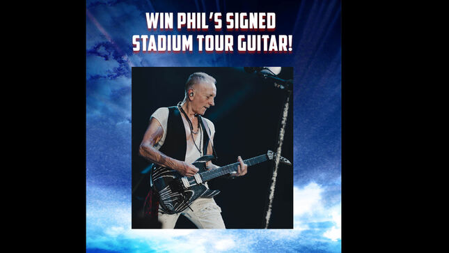 DEF LEPPARD - Enter Sweepstakes To Win PHIL COLLEN's Signed Jackson Pro Series Guitar And More; Video