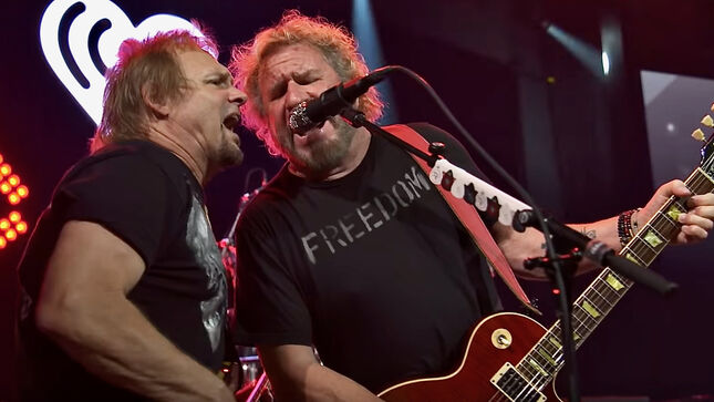 VAN HALEN's Manager Approached SAMMY HAGAR To Front Las Vegas Residency With MICHAEL ANTHONY, ALEX VAN HALEN, And JOE SATRIANI - "I’m Not In Love With The Idea Of Being Van Halen Without Eddie Van Halen... Matter Of Fact, I’m Dead Against It"
