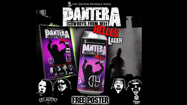 PANTERA - KnuckleBonz Beverage Series Launches Pre-Order For Cowboys From Hell "Helles Lager"