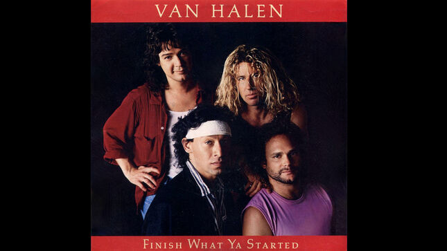 SAMMY HAGAR Discusses Writing VAN HALEN’s "Finish What Ya Started" With EDDIE VAN HALEN - "Late At Night We Sat On My Front Porch With Two Guitars In Malibu..."