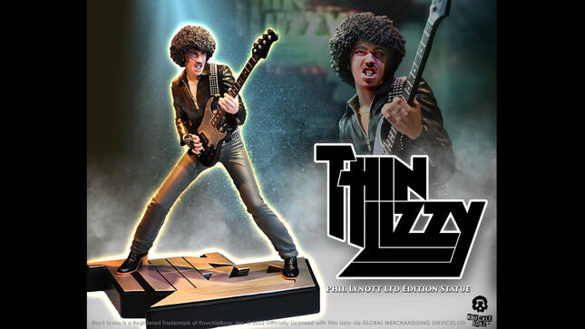 THIN LIZZY - KunckleBonz Launches Pre-Order For PHIL LYNOTT Rock Iconz Statue