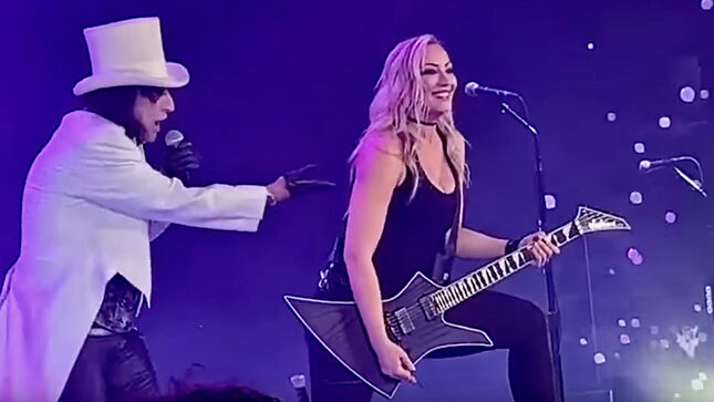 Guitarist NITA STRAUSS Makes Surprise Appearance At ALICE COOPER Show In Colorado; Fan-Filmed Video Streaming