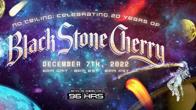 BLACK STONE CHERRY Announce "No Ceiling: 20 Years Of Black Stone Cherry" Livestream Event; LZZY HALE To Conduct Q&A; Video Trailer
