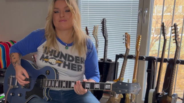 THUNDERMOTHER Guitarist FILIPPA NASSIL Presents Learn The Riff - "Black And Gold"