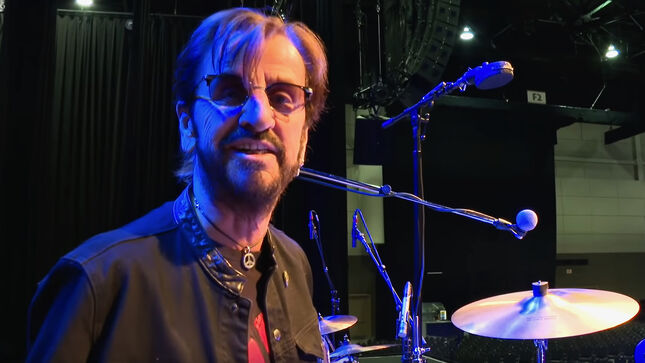 THE BEATLES Legend RINGO STARR Selling "Peace And Love" Statues For Charity