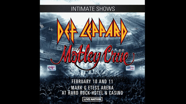 DEF LEPPARD And MÖTLEY CRÜE Announce Two Special Nights In Atlantic City