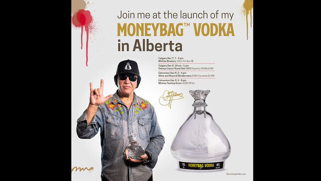 GENE SIMMONS To Launch MoneyBag Vodka At Canadian Stops In December