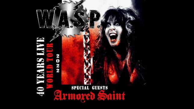W.A.S.P. Share Time Lapse Video Of AQUILLES PRIESTER's Drum Kit Set-Up From 40th Anniversary Tour 