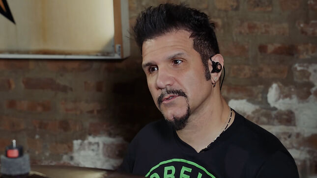 CHARLIE BENANTE Shows Off His PANTERA Drum Setup - "A Lot Of People Have Been Asking About The Kit For This Tour And Here It Is" (Photos)