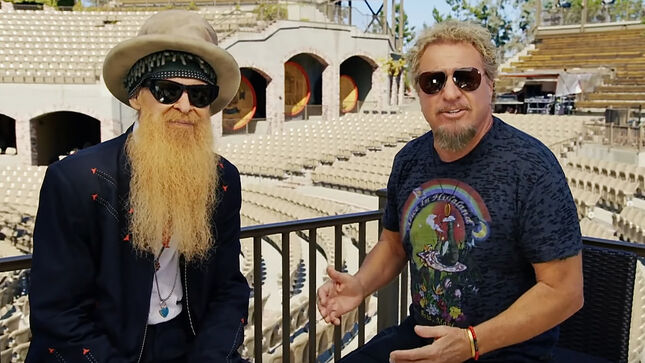 SAMMY HAGAR And BILLY GIBBONS Perform ZZ TOP's "Waitin' For The Bus"; Video