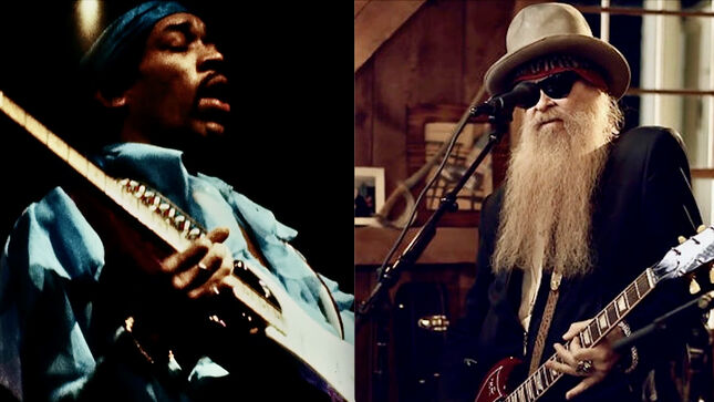 ZZ TOP's BILLY F GIBBONS Recalls Opening Up For JIMI HENDRIX IN 1968 - "On Leaving The Stage I Was Grabbed By The Shoulders And There He Was Smiling"