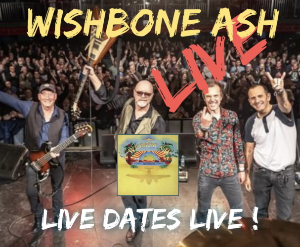 WISHBONE ASH Live Dates Live 50th February/March 2023 U.S. Tour
