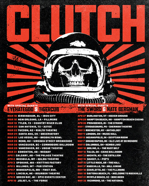 CLUTCH Announce UK Tour Dates For November / December BraveWords