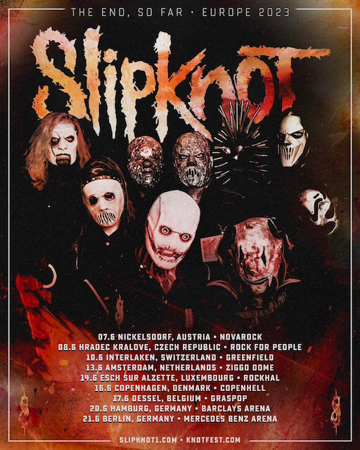 slipknot tour the end so far