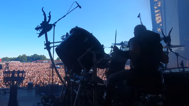 DIMMU BORGIR Drummer DARIUSZ "DARAY" BRZOZOWSKI Shares Drumcam Footage Of "Gateways" Performance At Tons Of Rock 2022