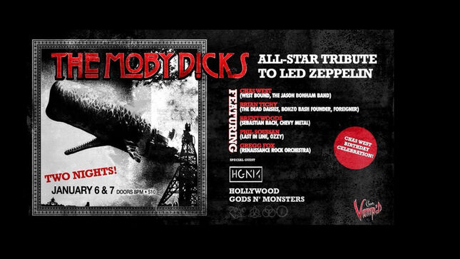 LED ZEPPELIN Tribute THE MOBY DICKS Feat. Former WHITESNAKE, OZZY OSBOURNE Members Line Up Dates In Las Vegas, Hollywood