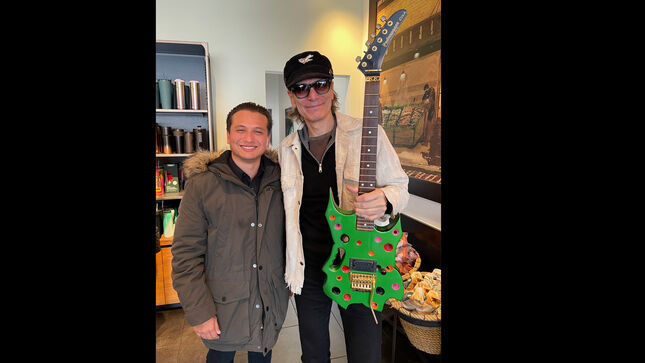 STEVE VAI Reunited With "Swiss Cheese" Guitar After 36 Years, "...And It Feels So Good!"