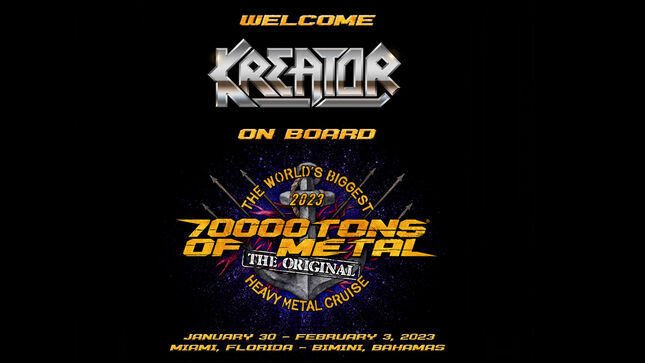 KREATOR To Play Historic Set On 70000 Tons Of Metal