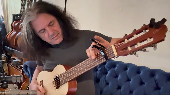 TESTAMENT Guitarist ALEX SKOLNICK Performs VAN HALEN's "Little Guitars"... On A Little Guitar; Video
