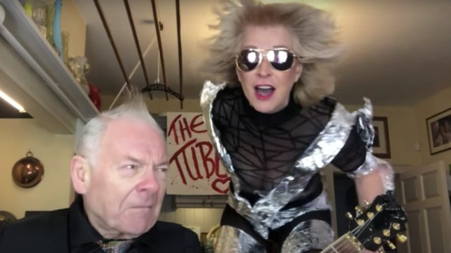 ROBERT FRIPP & TOYAH Perform THE TUBES Classic "White Punks On Dope" In New Kitchen Video