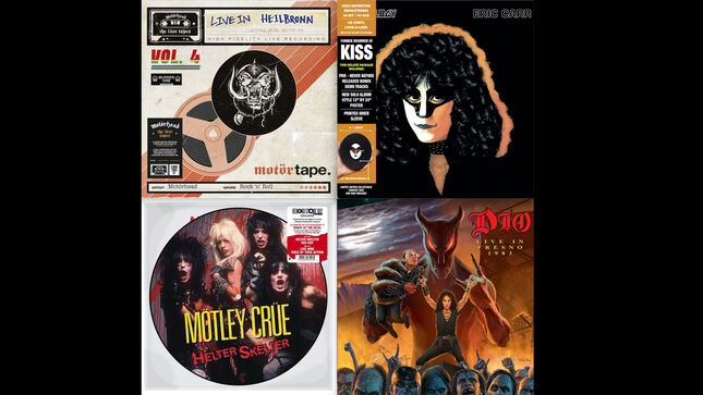Special Releases From VAN HALEN, MÖTLEY CRÜE, DIO, MR. BIG, DEATH, ERIC CARR, MOTÖRHEAD, ENSLAVED, UFO And More Available For Record Store Day 2023