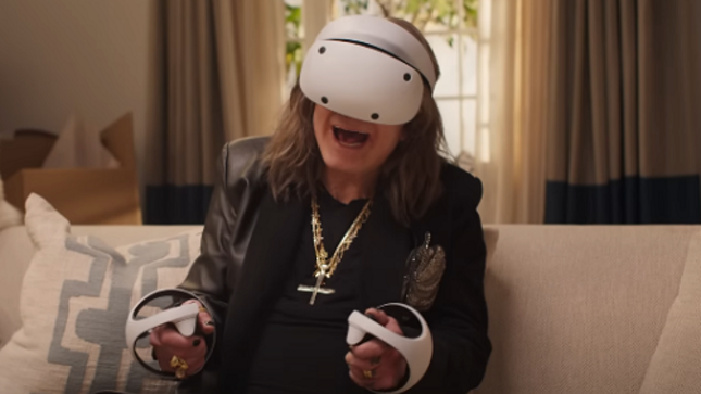 OZZY OSBOURNE Stars In Commercial For PlayStation VR2 Virtual Reality Headset